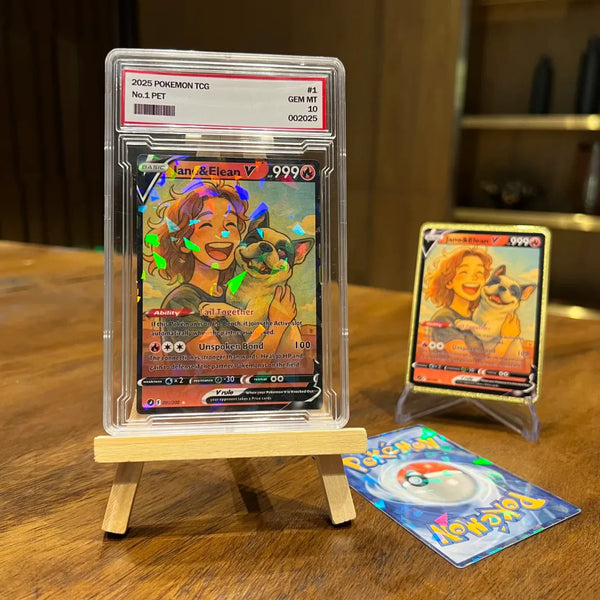 Custom Anime Pet&You Team V Card Pokecard For Pet Lovers