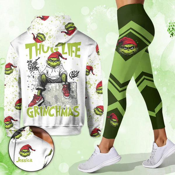 Grch Green Monster Thug Life - Personalized Hoodie and Leggings