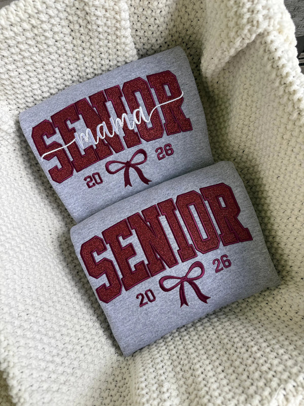 Senior 2026 Sweatshirt | Senior Mama Matching Shirt, Senior Name Sweatshirt