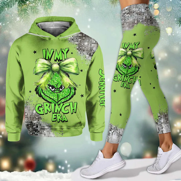 Green Monster In My Grch Era - Personalized Hoodie And Leggings