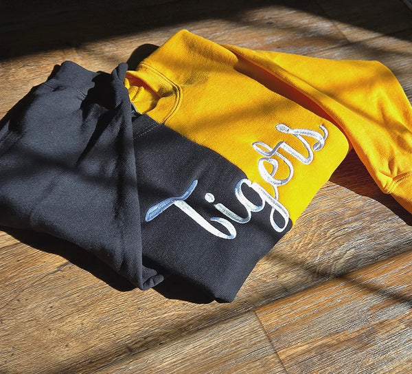 Custom Two Tone Team Embroidered Sweatshirt