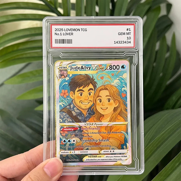 Custom Anime Couples Pokecard TCG V/Vmax/VSTAR/EX/GX/TRAINER Card