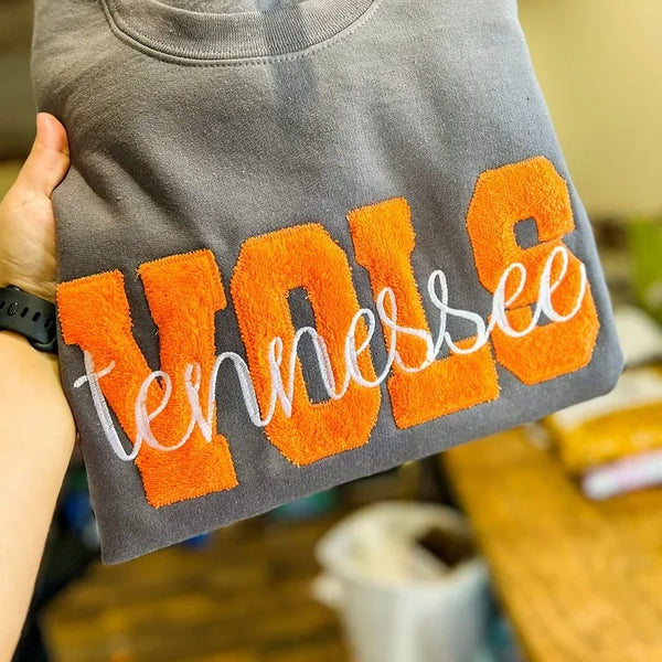 Custom Applique patch sweatshirt